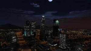 The skyline of the fictional city of Los Santos waiting to be transformed in better graphics of the new version of the game. Grand theft auto V is coming to the PlayStation 4 and Xbox One on November 18th and to PC on January 27, 2015. Photo from public domain.