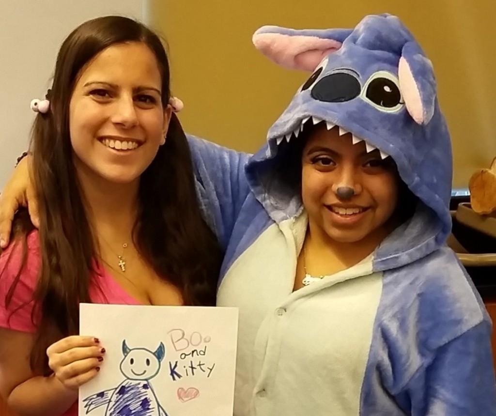 Character Tuesday was a big hit with many students dressing up as their favorite figures from books, TV, movies, and more. Boo from Monsters Inc and Stitch from Lilo and Stitch were some of the few creative costumes that students came in with. Photo by Markella Giannakopoulos.
