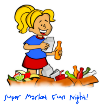 Supermarket fun night is on February 27, 6pm to help raise money for the prom budget. Each grade is asked to donate different grocery items to create prizes for the winners. To participate, students are to buy a bingo card for*(how much are the bingo cards) and if they win that round, their prize is a bag of groceries. All grades from 6 to 12 are asked to come participate to help create a better senior prom. Picture by Samantha Aversano