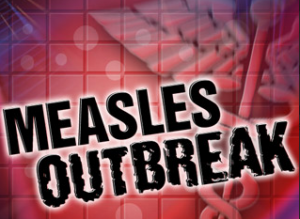 Measles Outbreak in Disneyland has been frightening people in the U.S.  The virus is highly contagious and can spread rapidly in areas where people are not vaccinated. Picture is from public domain.