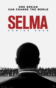 Selma was released on Jan.9. The movie is focused in Selma, Alabama where Dr. King and supporters of the Civil Rights Movement campaign raises awareness about segregation and the unfair, racial life in Southern America. This picture is a poster for Selma(film). Picture is a poster.