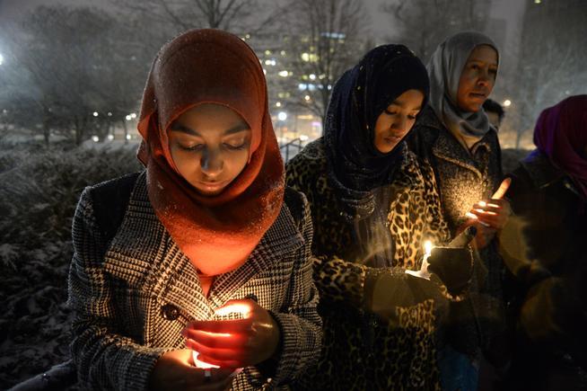 Deah Shaddy Barakat, age 23; Yusor Mohammad, age 21; and Razan Mohammad Abu-Salha, age 19; were shot in a Chapel Hill apartment on Tuesday, February 9th. These Chapel Hill student were shot by their neighbor, Craig Stephen Hicks, a middle aged white man. There were many questions raised about their race and why it wasnt reported officially on the news. Picture is from public domain.