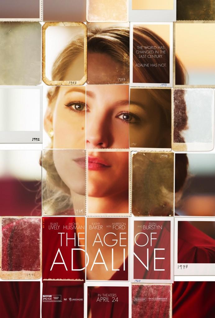 The movie is a love story between Adaline Bowman, played by Blake Lively, and Ellie Jones, played by Michiel Huisman. Adaline continues to stay as her youthful 29 year old face for nearly 8decades. Throughout the film the audience continues to see Adaline struggle and learning to trust. Picture is from public domain.
