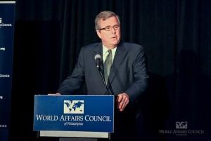 Jeb Bush has decided to run for President under the Republican party. According to the average as of September 17, Bush is in fourth place. Photo courtesy to The World Affairs Council of Philadelphia