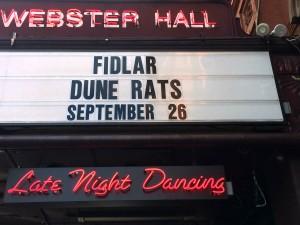 FIDLAR's genre has been described as many things: punk, post-punk, alternative, surf-punk etc.. Shortly after their album released, they announced a fall tour. The tour started on September 9th, they are playing in Webster Hall on September 26. 