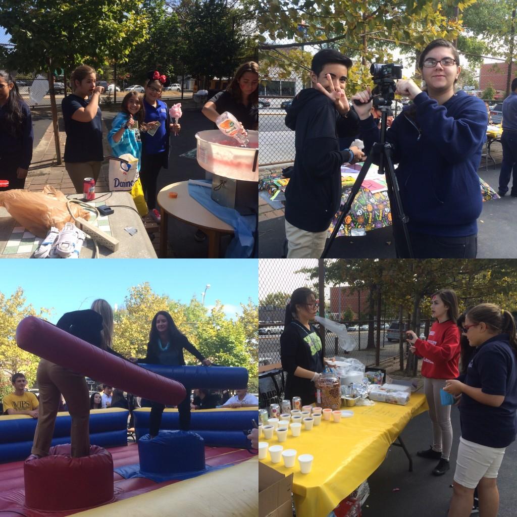 To celebrate the schools 10year anniversary, a school carnival was held for all grades. Many students from student counsel helped to put together the event. For the different activities that were planned for the carnival, different clubs and teams came out to advertise their own group. There were also food and cotton candy sold around the school small yard.