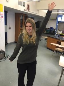Ms.Katz is a energetic teacher who is passionate about what she teaches: Physics. She works to her best ability to get her students excited just as she does to help them learn and understand Physics better. Photo attributions to Brandon Malave.