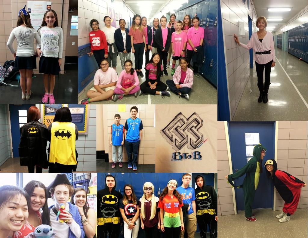 Monday, Oct.26: Music T-shirt Monday
Tuesday, Oct.27: Twin Tuesday
Wednesday, Oct.28: Wear pink for Breast Cancer
Thursday, Oct.29: Superhero Thursday
Friday, Oct.30: Costume Friday
Photo attributions to: Kay Kim