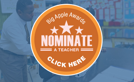 Nominate a teacher by January 18 at the Big Apple Rewards. Although small, this helps show the appreciation that teachers deserve to know we have for them. Nominate a teacher who you feel have helped you throughout this year, or have been a great mentor. Picture attribution to Big Apple Rewards.