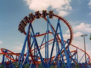 Superman Ultimate Flight at Six Flags Great Adventure. 