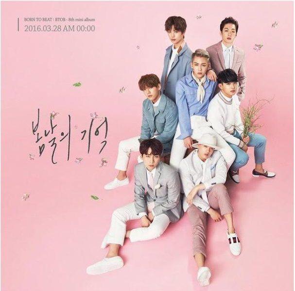 To celebrate the spring months, BTOB has released its eighth mini album, Remember That. It was released at exactly 12 AM on March 28th in KST (Korean Standard Time). Photo attribution to BTOB on Twitter.