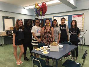 Students hold a surprise farewell party for Ms. Sackstein. Photo attribution to Starr Sackstein on Twitter.