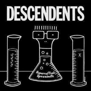 Descendents are a punk rock band that was formed in 1977, in Manhattan Beach, California. On July 29, the band will release a new album called Hypercaffium Spazzinate. Photo credits go to the @descendents Twitter.