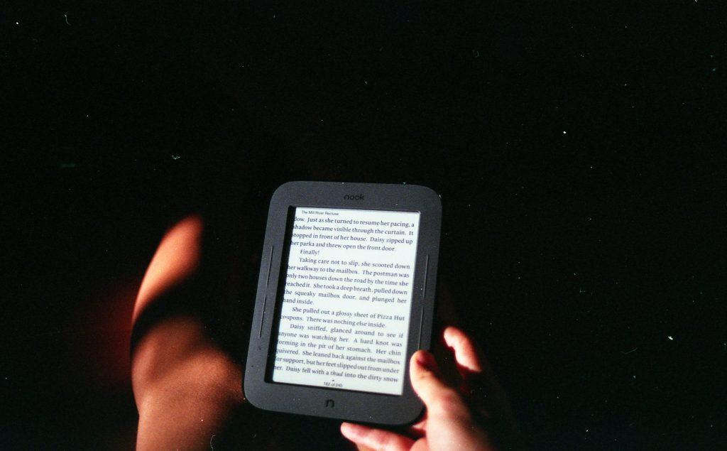 Nooks are among the various types of e-books. Photo attribution to Wen Zeng on Flickr.