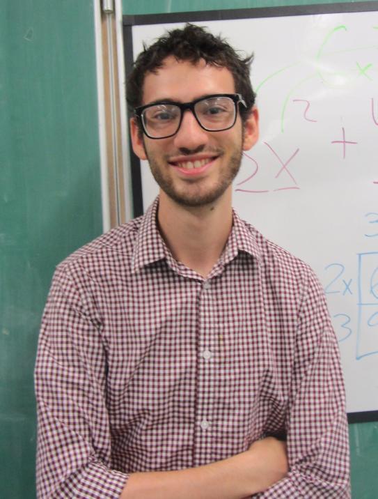 Mr. Mitchell, the new math teacher at the school, poses for the camera. Photo attribution to Emily Campos.