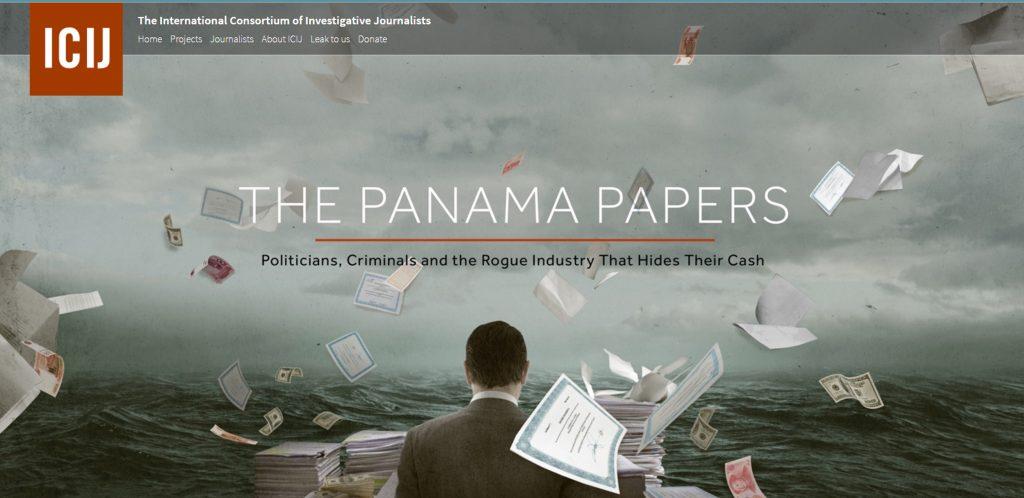 The Panama Papers is the collection of corruption of world leaders. Photo attribution to The International Consortium of Investigative Journalists.