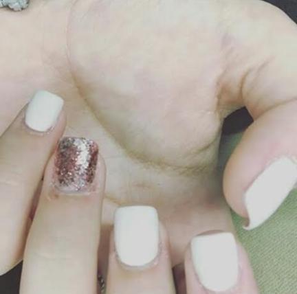 Acrylic manicures create a dense layer over the nail, which can damage one’s health. Photo attribution to Esther Animalu.
