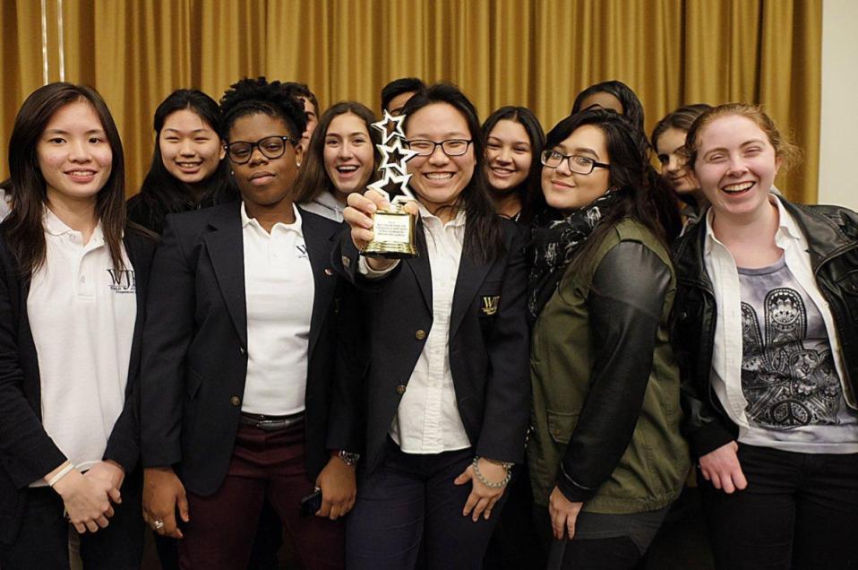 Baruch College hosted the 13th Annual High School Journalism Conference to expand knowledge on journalism tips. The Blazer was recognized as the Best Overall Online News Site. Picture attribution to Robert Sabo from New York Daily News.