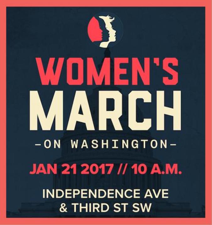 Women’s March on Washington will take place on the weekend of the inauguration of Donald J. Trump. Screenshot from Women’s March on Washington’s website.