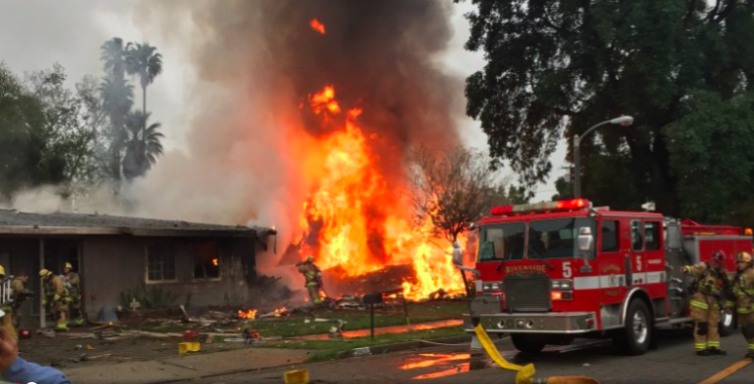 There was a plane crash in Southern California on February 28. One of the survivors was found inside a bedroom of the house. Photo attribution to CNN.