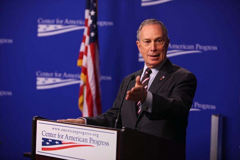 Michael+Bloomberg+giving+a+speech+at+the+Center+for+American+Progress
