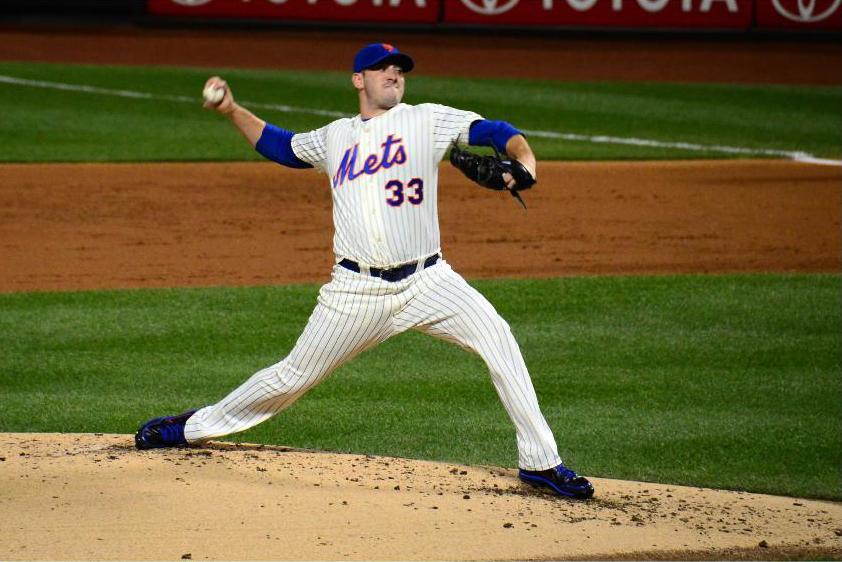 On October 23,2013 Matt Harvey underwent a successful Tommy John surgery. Harvey is playing this season but is in a slump. Photo attributed to @slgckgc on Flickr. 