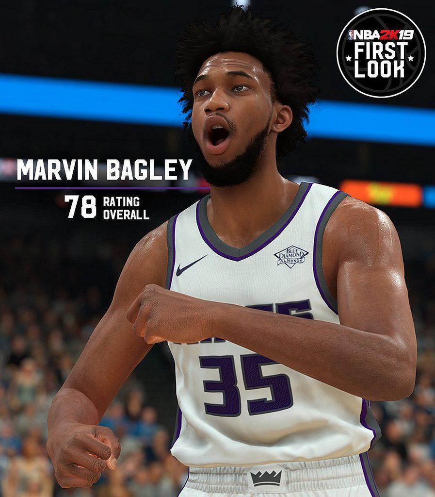 NBA+Player+Marvin+Bagley+in+NBA2K19