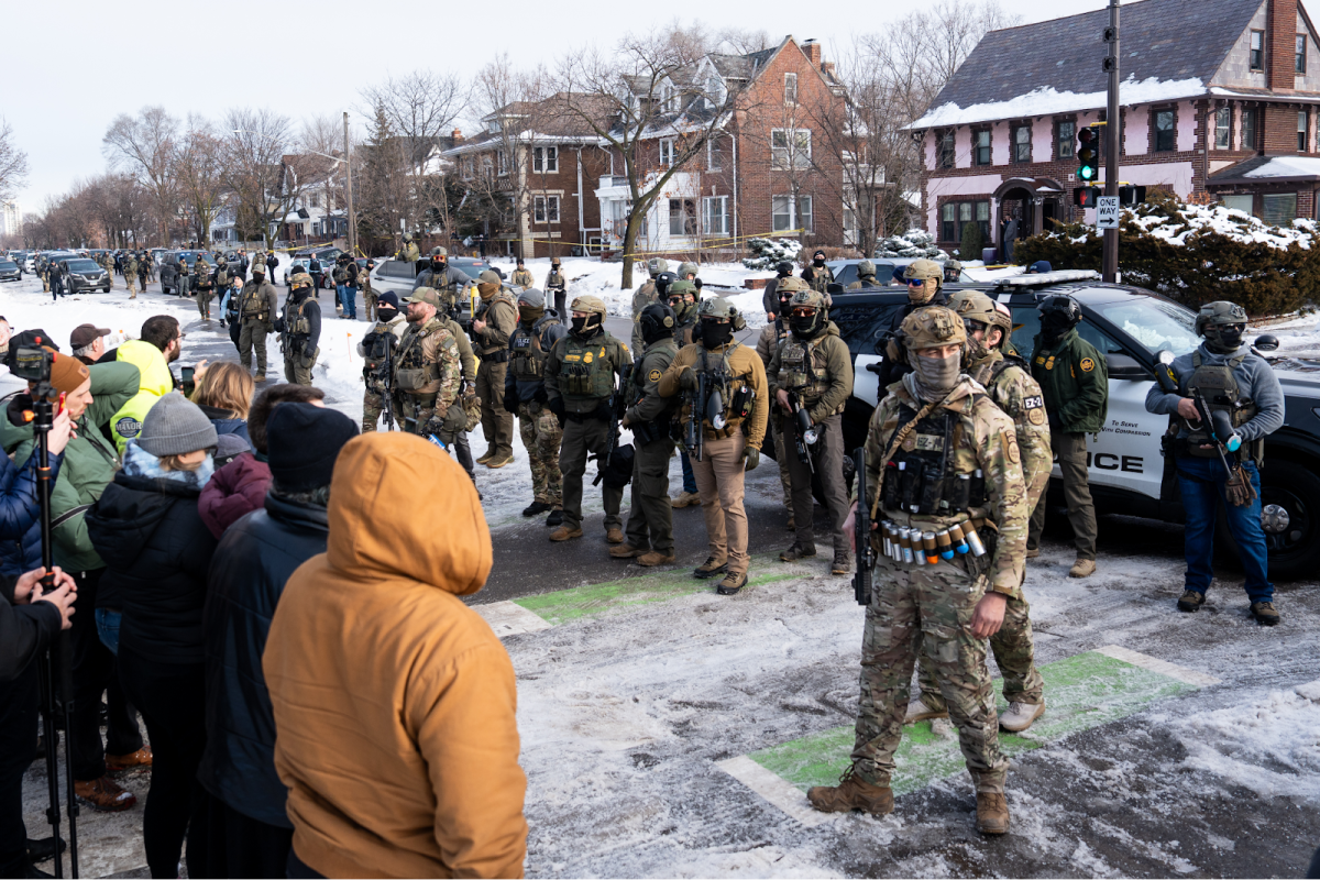 "ICE Agents in Minneapolis After Shooting" by Chad Davis is licensed under CC BY 4.0.