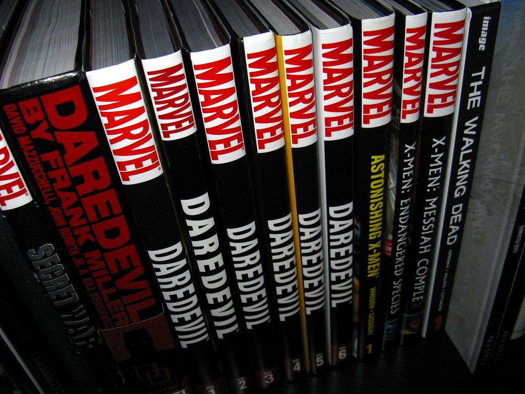 "Daredevil vol2 1-6 Hardcover" by Janos Kovacs is licensed under CC BY-SA 2.0.

